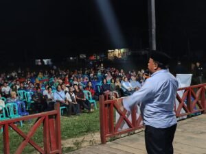 Madri Pani – Agus Wahyudi Kampanye di Marapun, Akan Buat Terobosan Jalan Kabupaten dari Kampung Tumbit Tembus ke Kampung Merapun