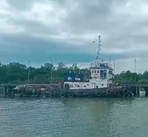 Misteri Tongkang Milik PT. PSS Terbalik di Sungai Mantaritib. Diduga Tidak Menggunakan Jasa Pemandu Kapal