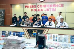 Polda Jatim Bongkar Judol dan TPPU Jaringan Internasional
