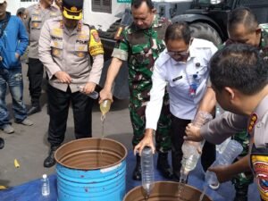 Polisi Musnahkan Narkoba, Usai Melakukan Pemeriksaan Forensik Standar ISO