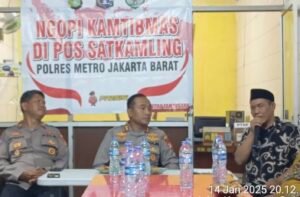 Polsek Tamansari Gelar “Ngopi Kamtibmas” Bersama Warga Krukut Lio