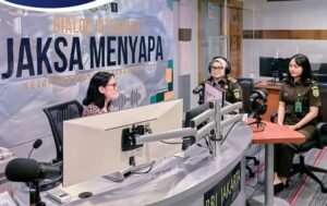 Program “Jaksa Menyapa” Jaksa Ola Wakili Kejari Jakpus di RRI Pro 1 91,2 FM