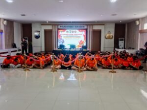 Polisi Pamer Ratusan Tersangka Narkotika Diantaranya, 30% Residivis