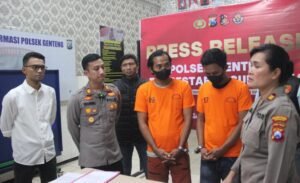 Polsek Genteng Tangkap Dua Maling Motor di Kawasan Kuliner Kusuma Bangsa