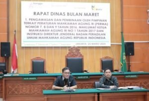 Ketua PN Jakbar Pimpin Rapat Dinas Bahas Evaluasi Kinerja dan Pengawasan Peradilan