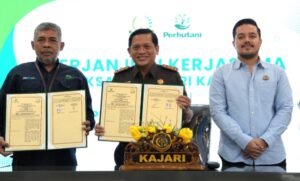 Kejari Karawang MoU dengan Perum Perhutani dan BSI Terkait Pelayanan Hukum Bidang Datun