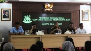 Kejari Jakarta Barat Gelar Pengarahan dan Halal Bihalal Pasca Libur Lebaran