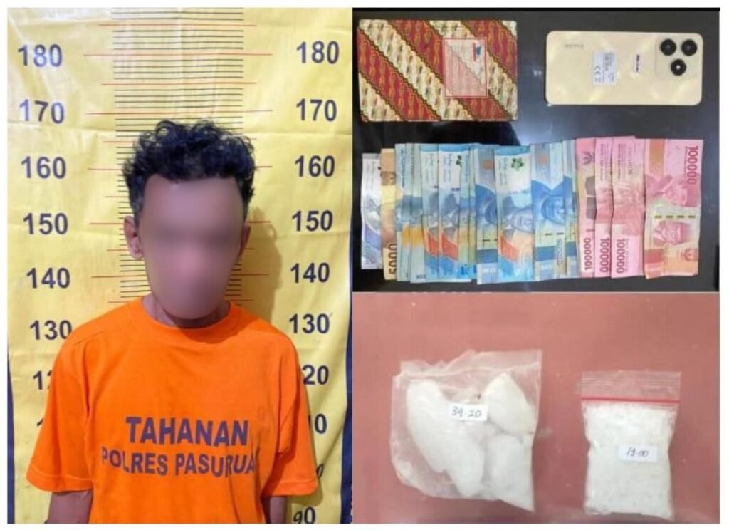 Edarkan Sabu, Seorang Petani di Pasuruan Ditangkap Polisi