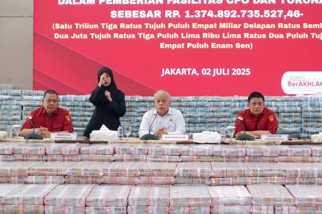 Kejagun Sita Uang Rp1,3 Triliun dari Kasus Korupsi Ekspor CPO, 12 Korporasi Jadi Terdakwa