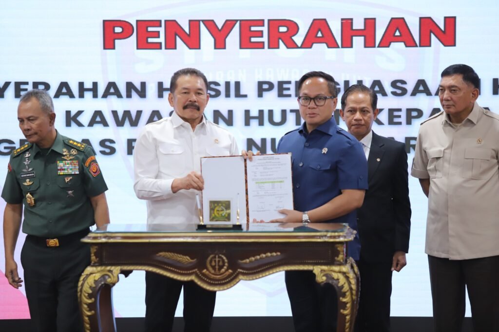 Satgas PKH Kuasai Kembali 2 Juta Hektare Hutan, 833 Ribu Hektare Diserahkan ke PT Agrinas