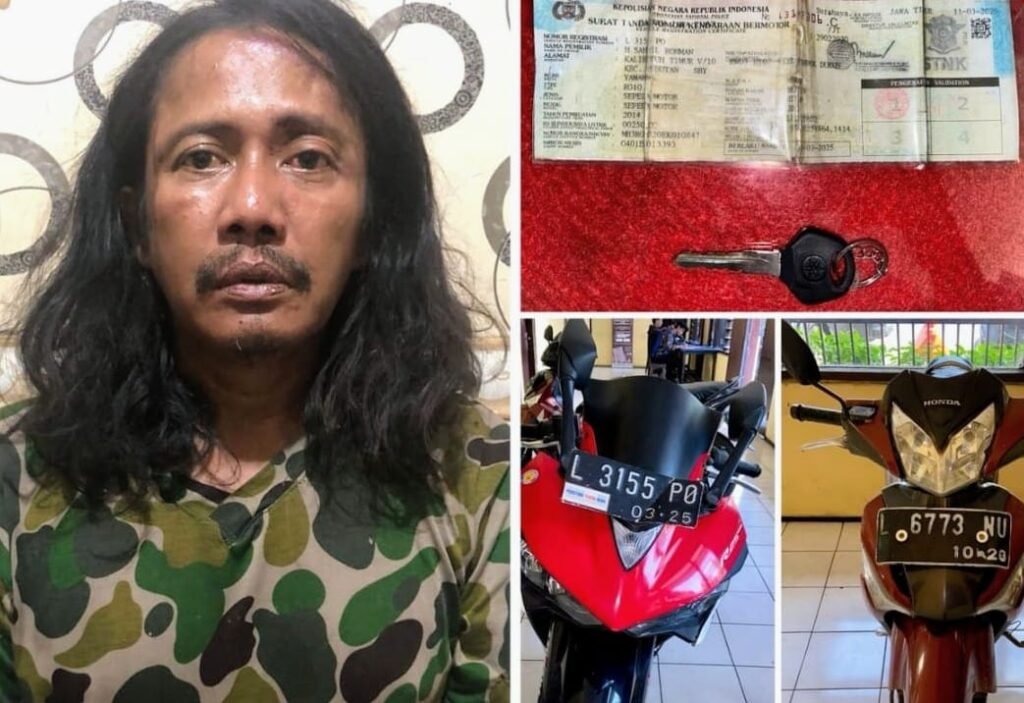 Polisi Tangkap Pelaku Curanmor asal Sampang, 1 Pelaku DPO