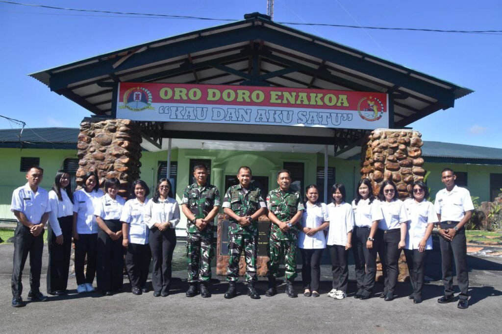 Dandim 1710/Mimika Beri Pengarahan Kepada SPPI, Terkait Kolaborasi Makan Bergizi Gratis