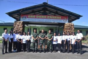 Dandim 1710/Mimika Beri Pengarahan Kepada SPPI, Terkait Kolaborasi Makan Bergizi Gratis