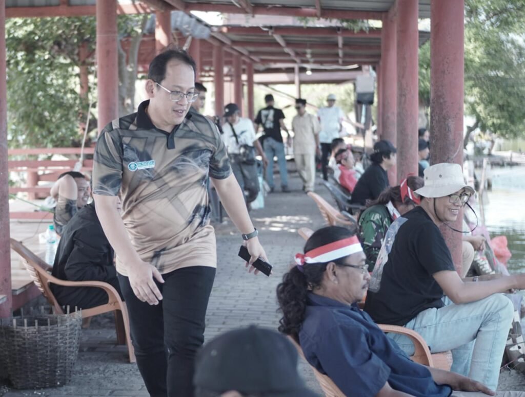 Peringati HUT RI ke 80, Pokja Wankum Gelar Lomba Pancing Bareng Johanes Dipa Widjaja and Partner