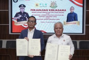 Kajati Sumut Jalin Perjanjian Kerjasama dengan PLN Icon Plus di Bidang Datun