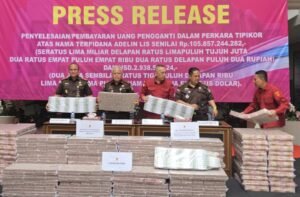 Kado Kejati Sumut di Harlah ke-80 Kejaksaan. Adelin Lis Kembalikan Uang Pengganti Kerugian Negara Rp105 Miliar dan US$ 2,9 Juta
