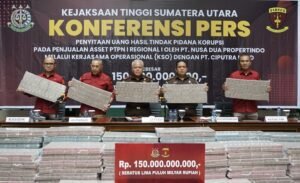 Kasus Korupsi Jual Aset PTPN, Kejatisu Amankan Rp150 Miliar dari PT. DMKR