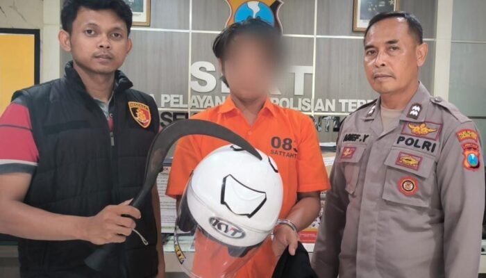 Polisi Tangkap 1 Pelaku Pembacokan di Lorong Hotel Jagalan, 3 Pelaku DPO