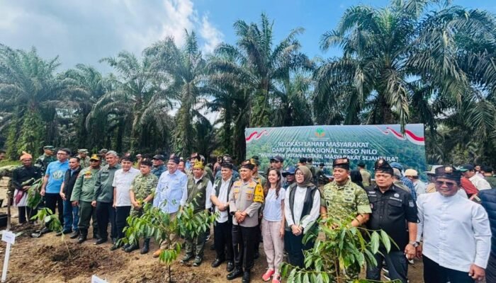 Satgas PKH Relokasi Lahan Masyarakat di TNTN Jadi Percontohan Nasional Hutan Lestari