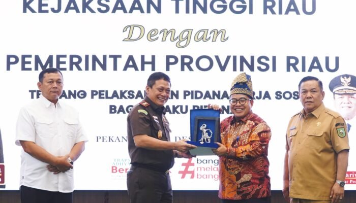 Jelang Pemberlakuan KUHP Nasional, Kejati Riau MoU dengan Pemprov Terkait Pidana Kerja Sosial
