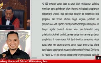 Ketua Umum AKPERSI Apresiasi Putusannya MK Bagi Kemerdekaan Pers