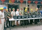 Jelang Ramadan Koramil 01/TS Kodim 0503/BS Adakan Bakti Sosial