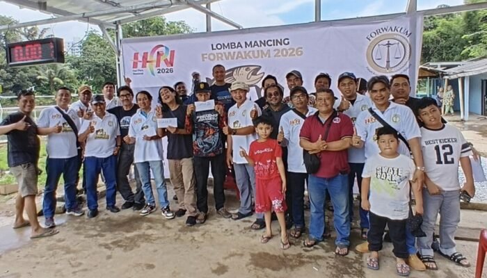 Indahnya Kebersamaan, Heride jadi Kampiun Lomba Mancing Forwakum di HPN 2026