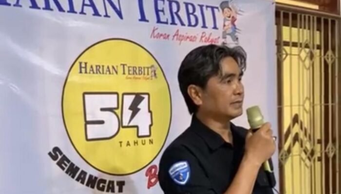 Rayakan Ulang Tahun Harian Terbit Ke-54, Zamzam Siregar: Alhamdulillah Tetap Eksis