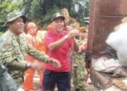Satgas Sampah Koramil 01/Tamansari Bersama 3 Pilar Bersihkan Sampah di Tiga Titik