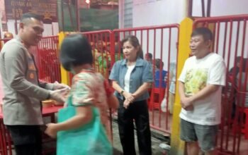 Kapolsek Metro Tamansari dan Wihara Dharma Bhakti Berbagi, Perkuat Toleransi di Glodok