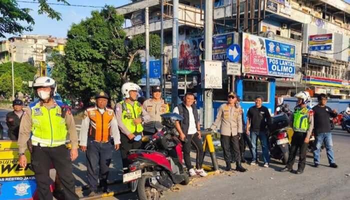 Antisipasi Guantibmas, Polsek dan Warga Tamansari Cegah Konvoi Jalanan