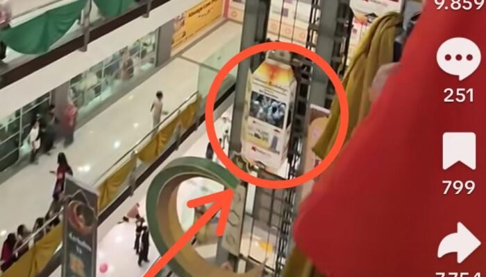 Insiden Lift Macet di Mall BG Junction Surabaya Viral di Tik-tok