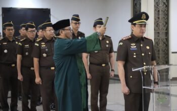 Haedar Dilantik jadi Kajari Samarinda, Kajati Kaltim: Gunakan Akselerasi dan Akurasi Dalam Melaksanakan Tugas