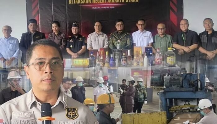 Sudah Inkracht, Kejari Jakut Musnahkan BB Rokok Ilegal dan Ribuan Miras