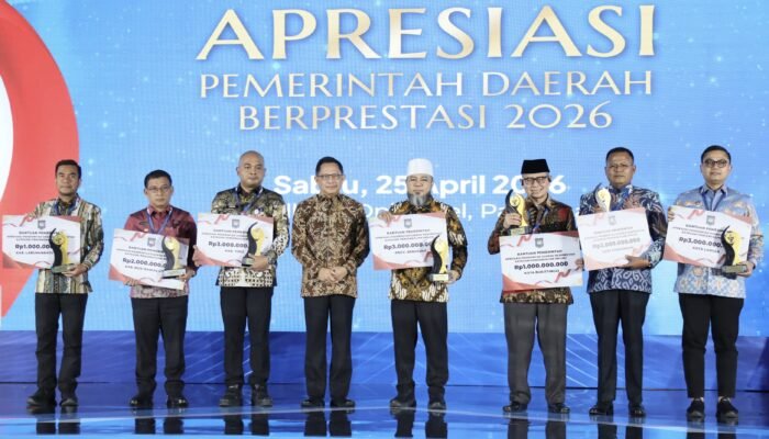 Apresiasi Daerah Berprestasi 2026, Mendagri Dorong Iklim Kompetitif Antar Daerah