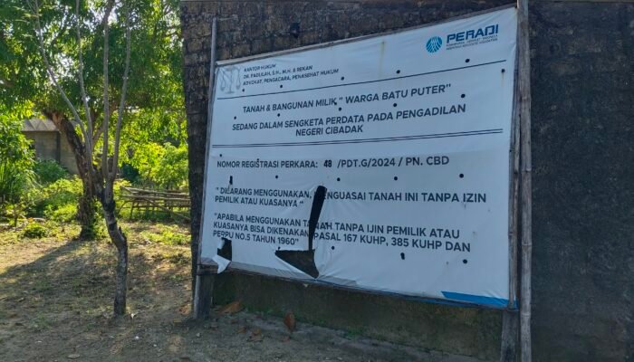 Gugatan NO, Drama Tak Berujung Sengketa Tanah di Ujung Genteng Sukabumi