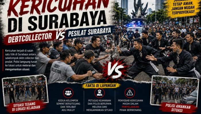 Ricuh, Kelompok Debt Collector Keroyok dan Sabet Petugas Valet Klub Malam di Surabaya