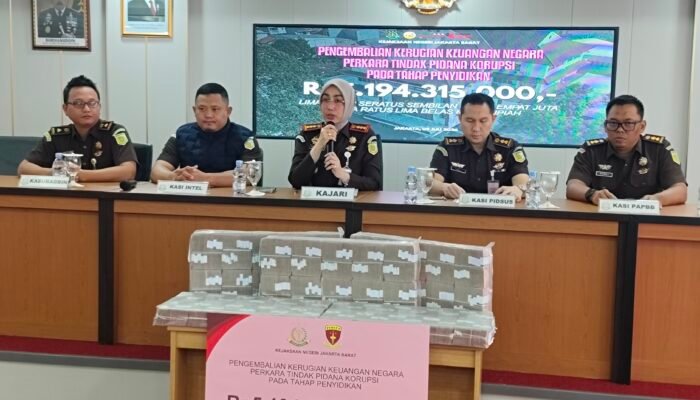 Korupsi Lahan Kali Pesanggrahan, Kejari Jakarta Barat Pulihkan Kerugian Negara 100 Persen