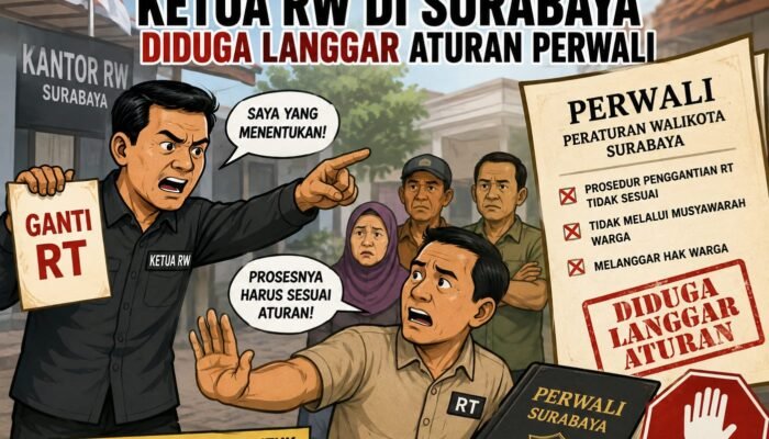 Polemik Pergantian RT di RW 01 Kapasan, Sekcam Simokerto: Perwali Tidak Boleh Dilanggar