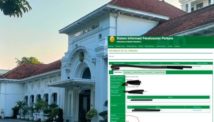 Mahkamah Agung Pertanyaankan Website PN Surabaya Error: Tanyakan ke Satkernya