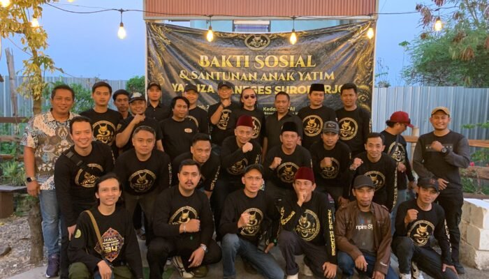 Giat Bakti Sosial, Yakuza Maneges Surodarjo Kompak Santuni 55 Anak Yatim