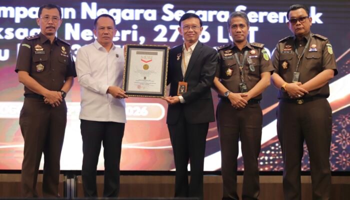 BPA Kejaksaan Raih Rekor MURI, Lelang Serentak Hasilkan PNBP Rp137 Miliar