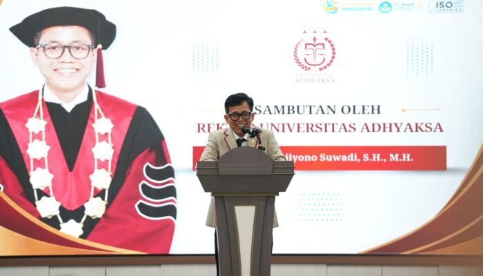 Prof. Pujiyono Suwadi Dilantik Jadi Rektor Universitas Adhyaksa Periode 2026-2031