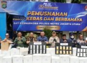 Kajari Jakarta Utara Hadiri Pemusnahan 9,9 Juta Butir Obat Keras Ilegal Senilai Rp15 Miliar