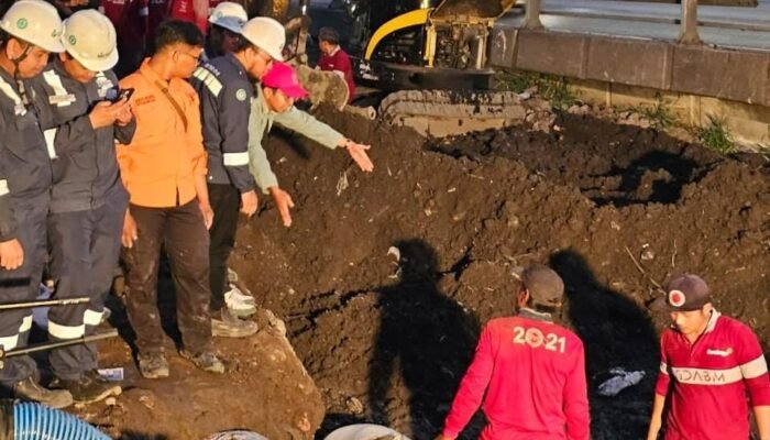 Petrokimia Gresik dan Pemkot Surabaya Bersinergi Kawal Perbaikan Kebocoran Pipa di Tambak Mayor