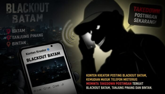 Heboh, 2 Konten Kreator Mengaku Menerima Telpon Misterius Minta Postingan Blackout Batam di Take Down
