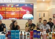 Polresta Barelang Sita 8.664 Botol Miras Ilegal di Batam, Tersangka SS Terancam 2 Tahun Penjara