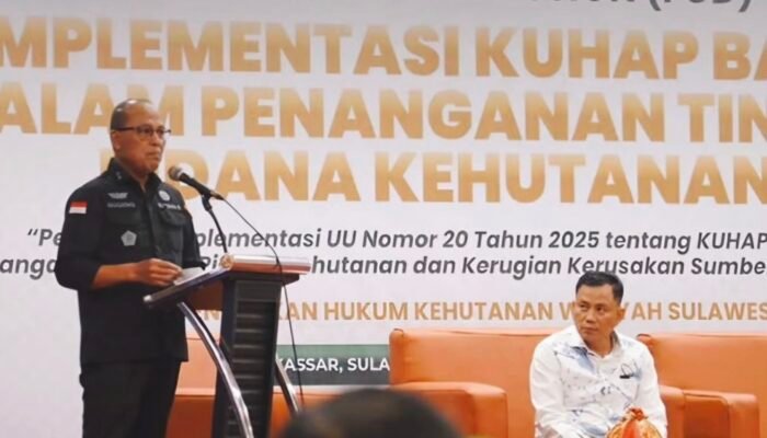 Kajati Sultra Dr. Sugeng Riyanta Jadi Narasumber FGD Implementasi KUHAP Baru Kasus Kehutanan